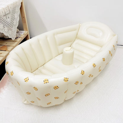 Inflatable baby bathtub